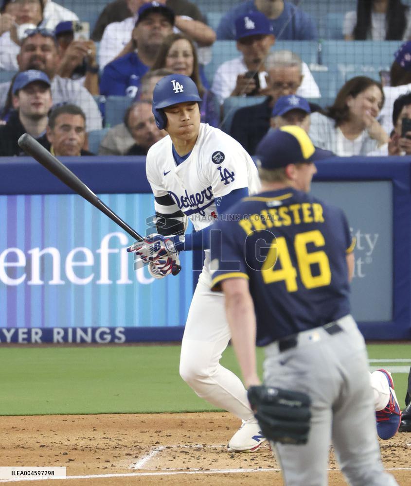 Baseball: Brewers vs. Dodgers