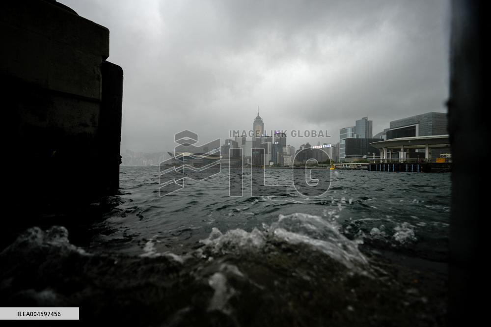 Typhoon Wipha Hits Hong Kong - China