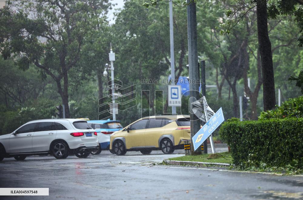 Typhoon Wipha - China