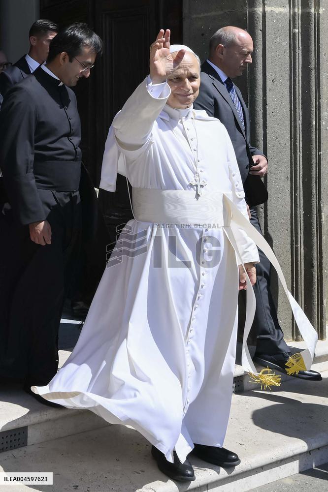Pope Leo Xiv Presides Over A Mass - Albano