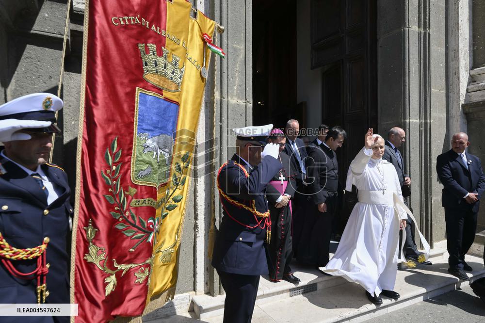 Pope Leo Xiv Presides Over A Mass - Albano