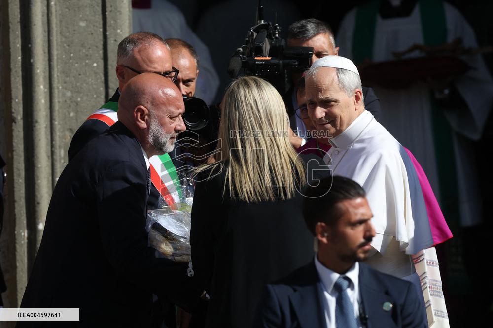 Pope Leo XIV Arrives in Albano - Italy