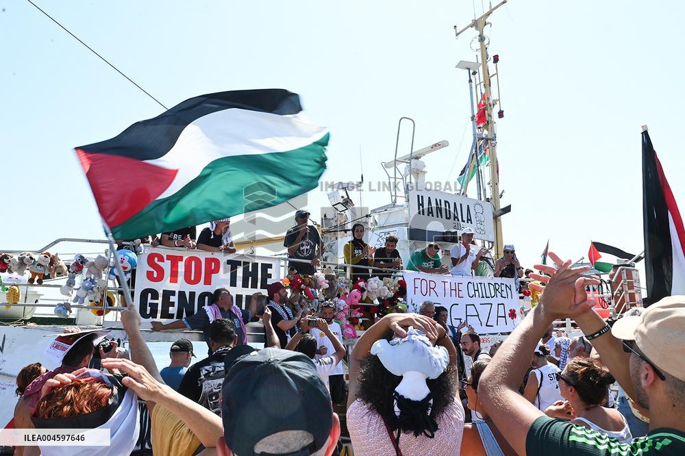 Freedom Flotilla Coalition ship Handala departs for Gaza - Gallipoli