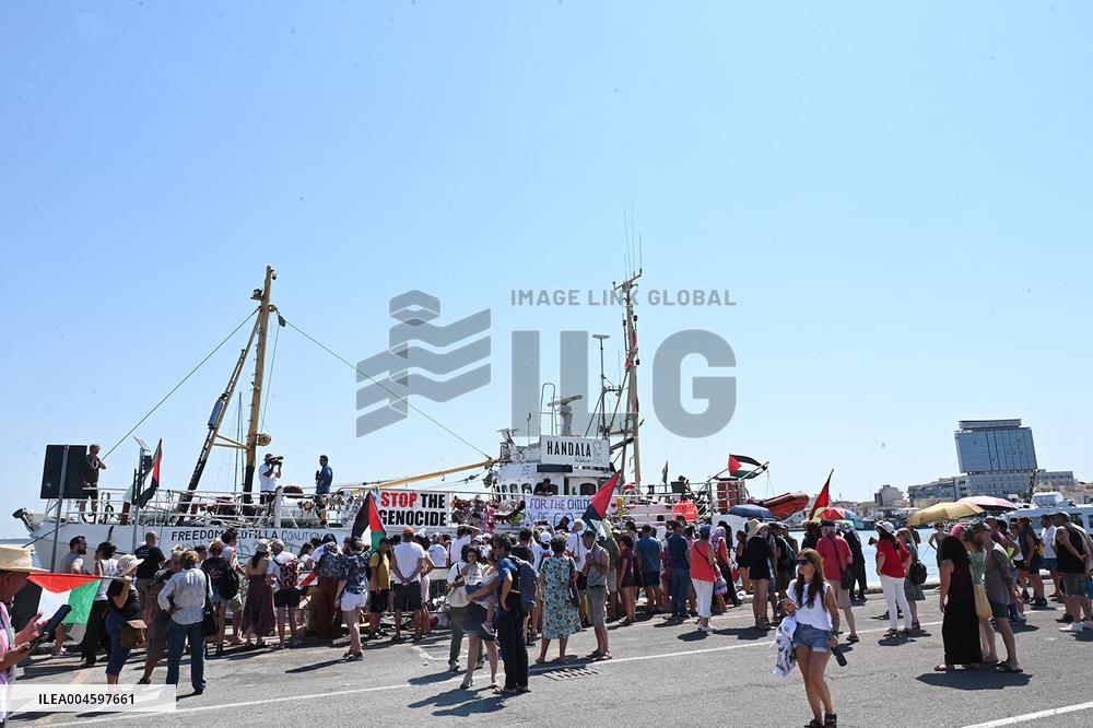 Freedom Flotilla Coalition ship Handala departs for Gaza - Gallipoli
