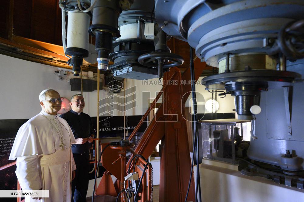 Pope Leo XIV Visits Vatican’s Astronomical Observatory - Ital