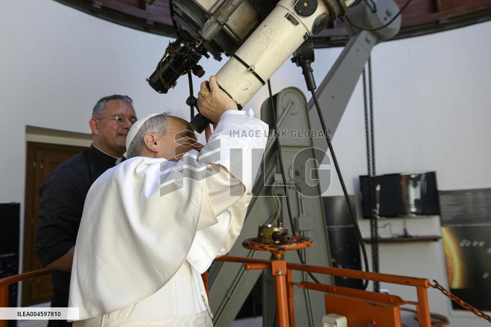 Pope Leo XIV Visits Vatican’s Astronomical Observatory - Ital