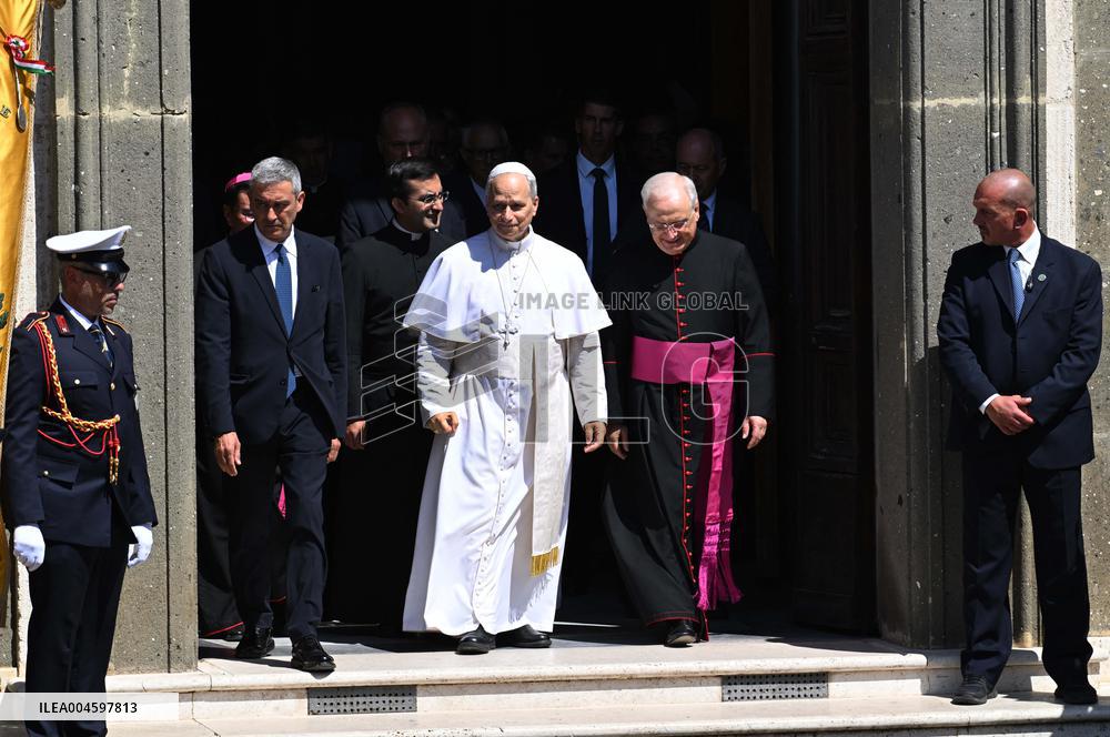 Pope Leo XIV Leads Holy Mass at the Cathedral of Albano - Italy