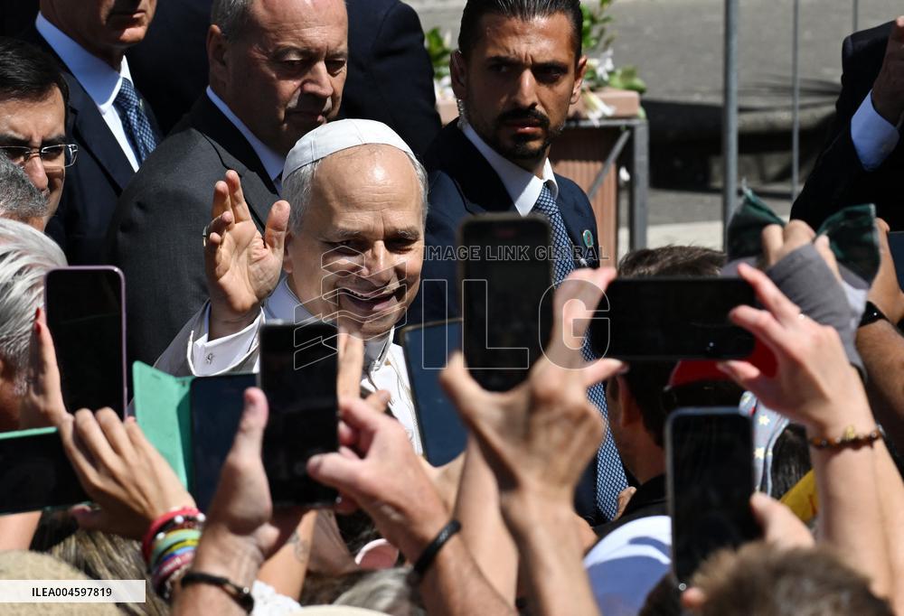 Pope Leo XIV Leads Holy Mass at the Cathedral of Albano - Italy