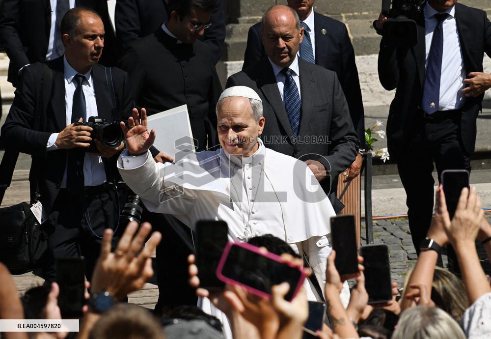 Pope Leo XIV Leads Holy Mass at the Cathedral of Albano - Italy