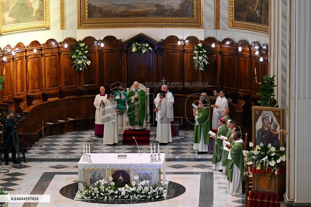 Pope Leo XIV Leads Holy Mass at the Cathedral of Albano - Italy