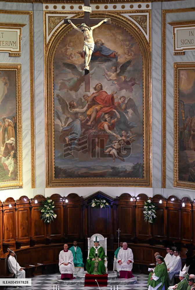 Pope Leo XIV Leads Holy Mass at the Cathedral of Albano - Italy