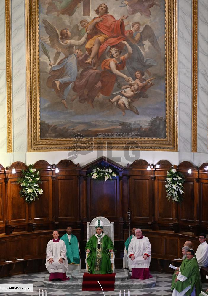 Pope Leo XIV Leads Holy Mass at the Cathedral of Albano - Italy