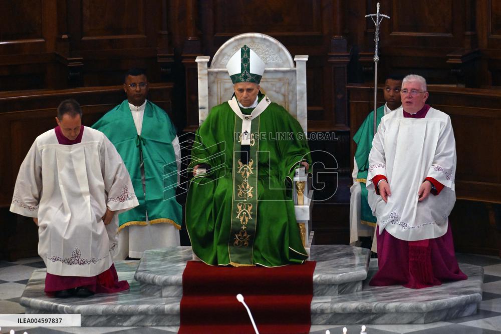 Pope Leo XIV Leads Holy Mass at the Cathedral of Albano - Italy