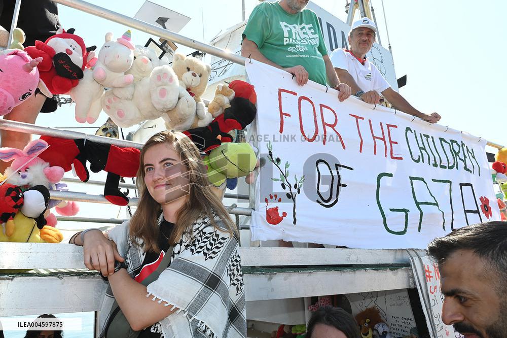 Freedom Flotilla Coalition ship Handala departs for Gaza - Gallipoli