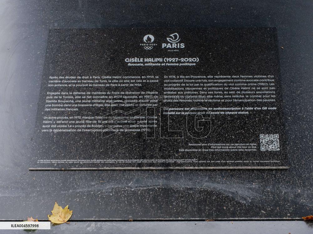 Ten Women Honoured On Rue De La Chapelle - Paris