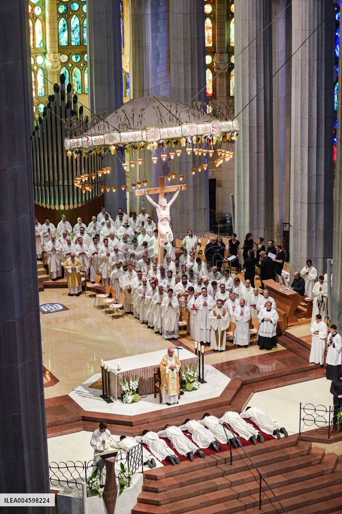 Ordination Ceremony in Sagrada Familia - Barcelona