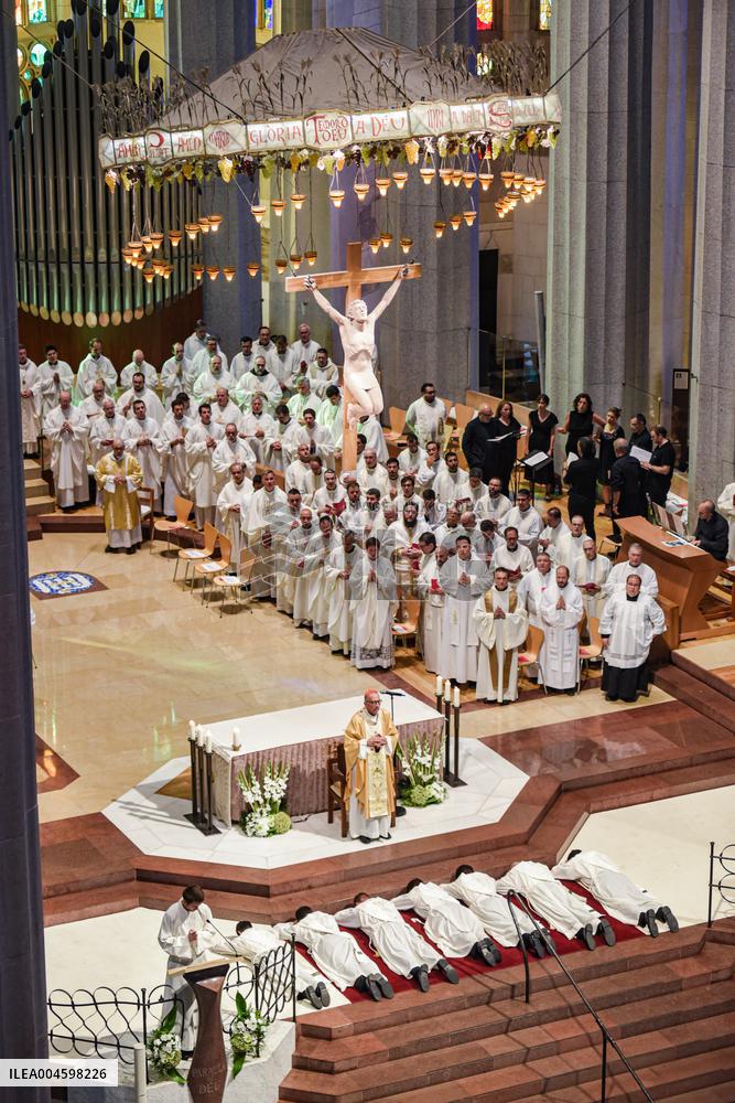 Ordination Ceremony in Sagrada Familia - Barcelona