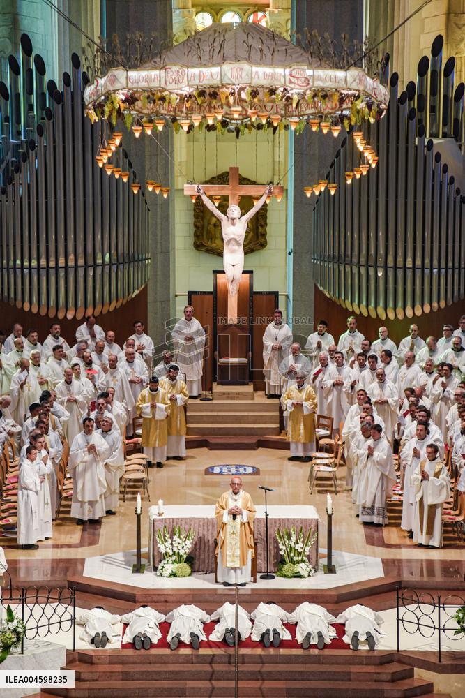 Ordination Ceremony in Sagrada Familia - Barcelona