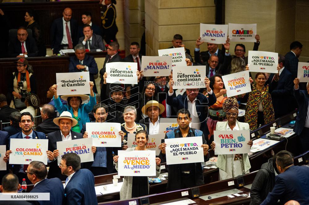 Colombian Congress Installs New Session Period