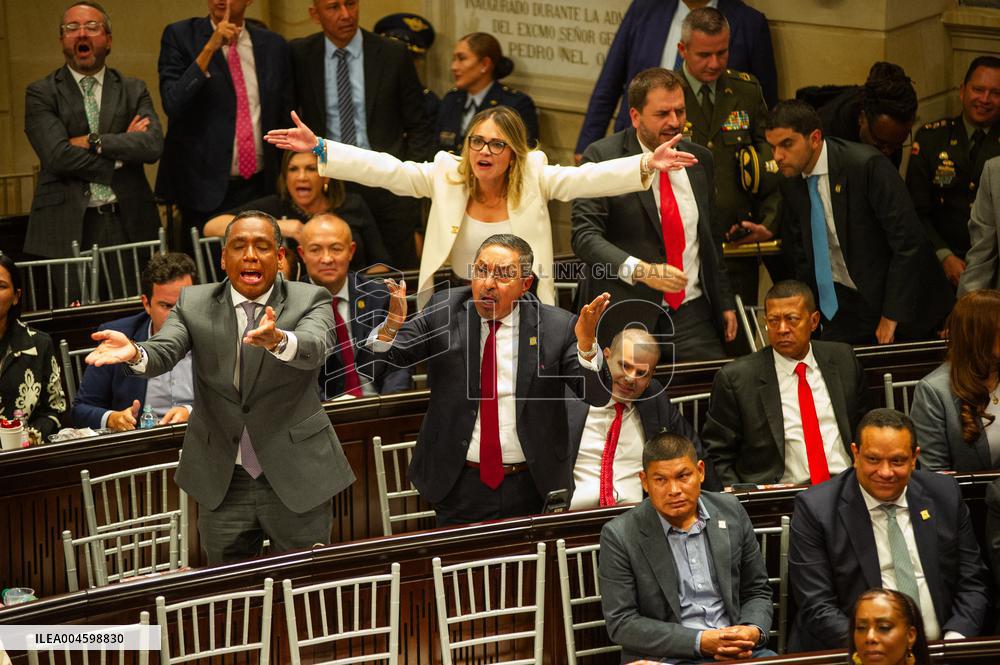 Colombian Congress Installs New Session Period
