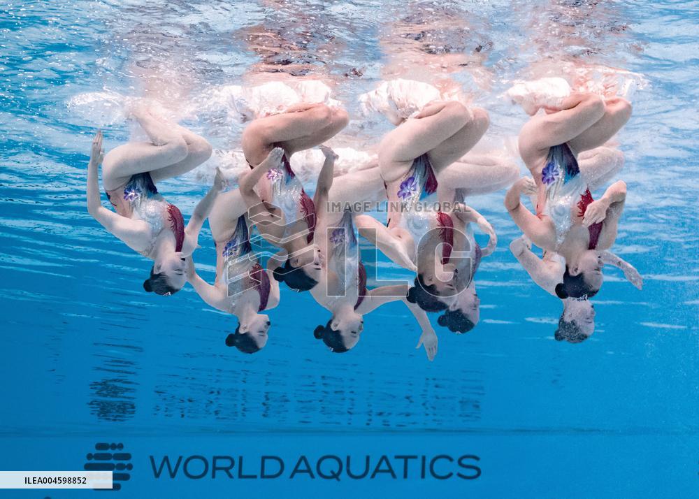 World Aquatics Championships - Team Free Final Of Artistic Swimming - Singapore