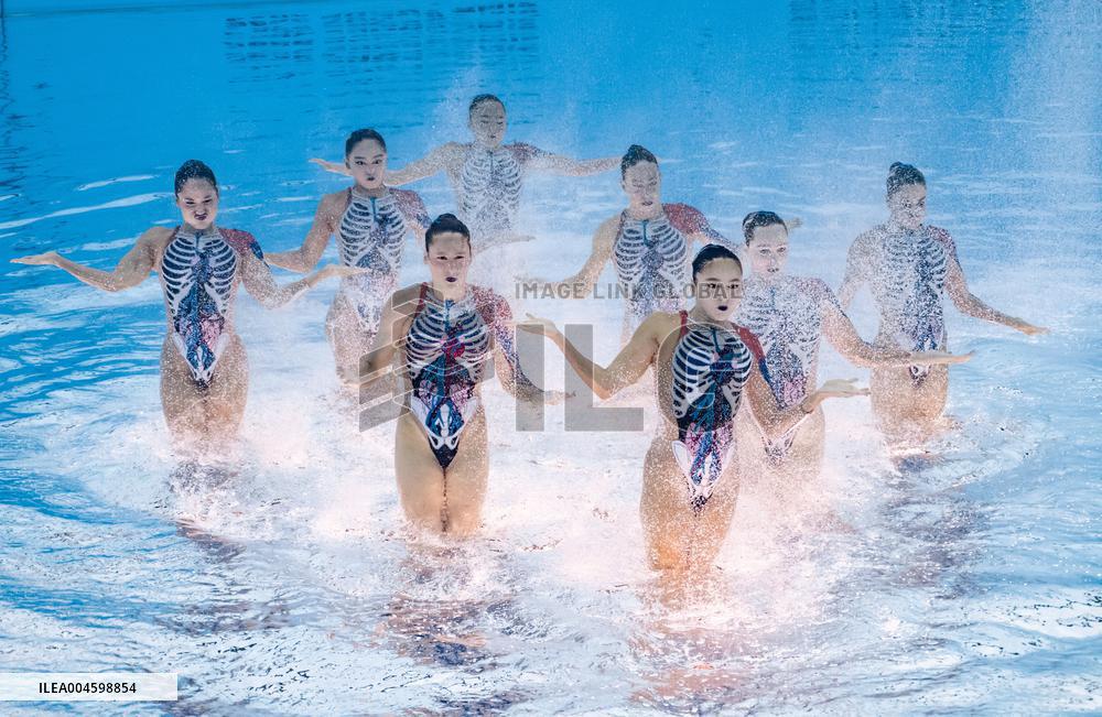 World Aquatics Championships - Team Free Final Of Artistic Swimming - Singapore