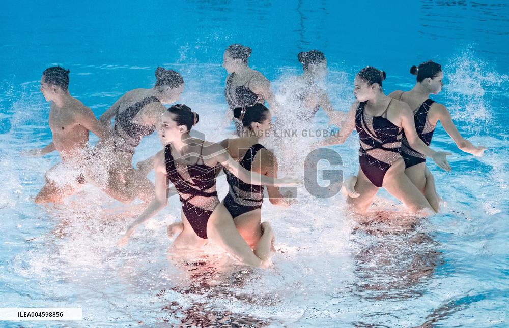 World Aquatics Championships - Team Free Final Of Artistic Swimming - Singapore
