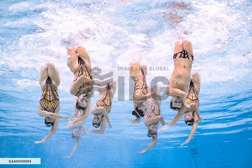 World Aquatics Championships - Team Free Final Of Artistic Swimming - Singapore