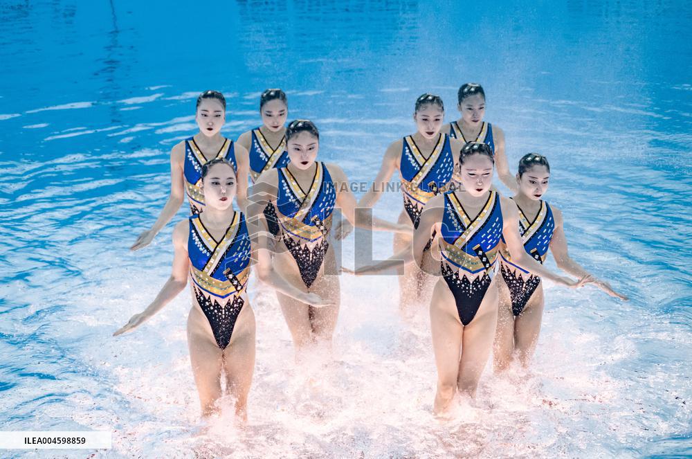 World Aquatics Championships - Team Free Final Of Artistic Swimming - Singapore