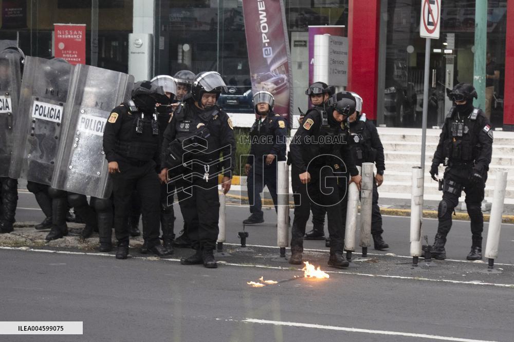 Second Demonstration Against Gentrification - Mexico City