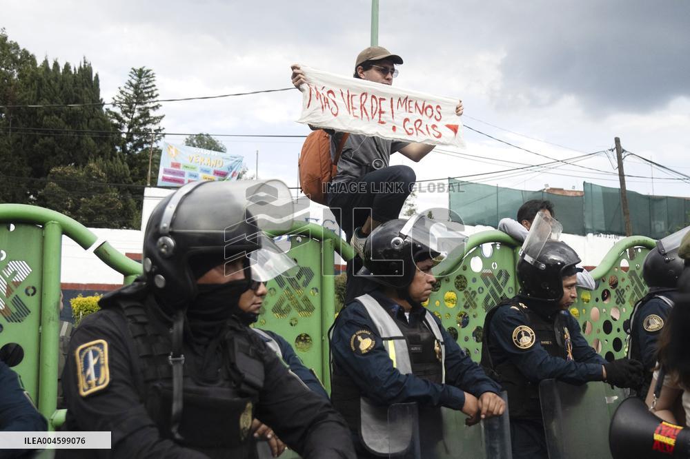 Second Demonstration Against Gentrification - Mexico City