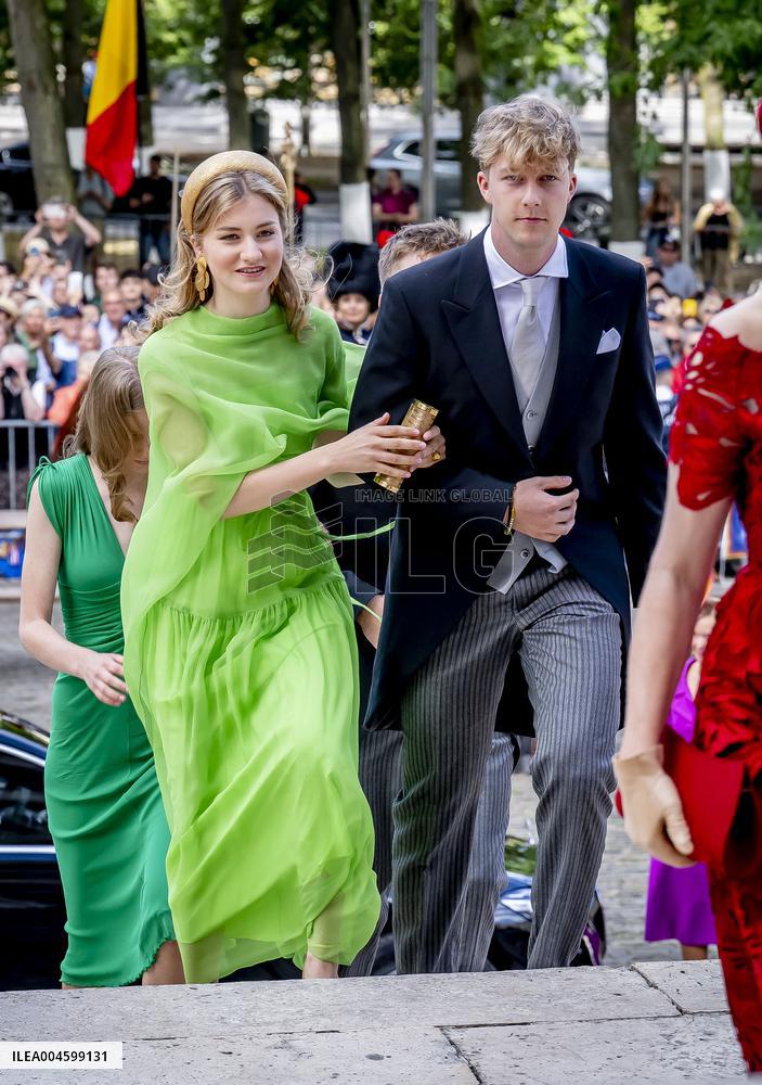Belgian Royal Family Attends National Day Te Deum Mass - Brussels