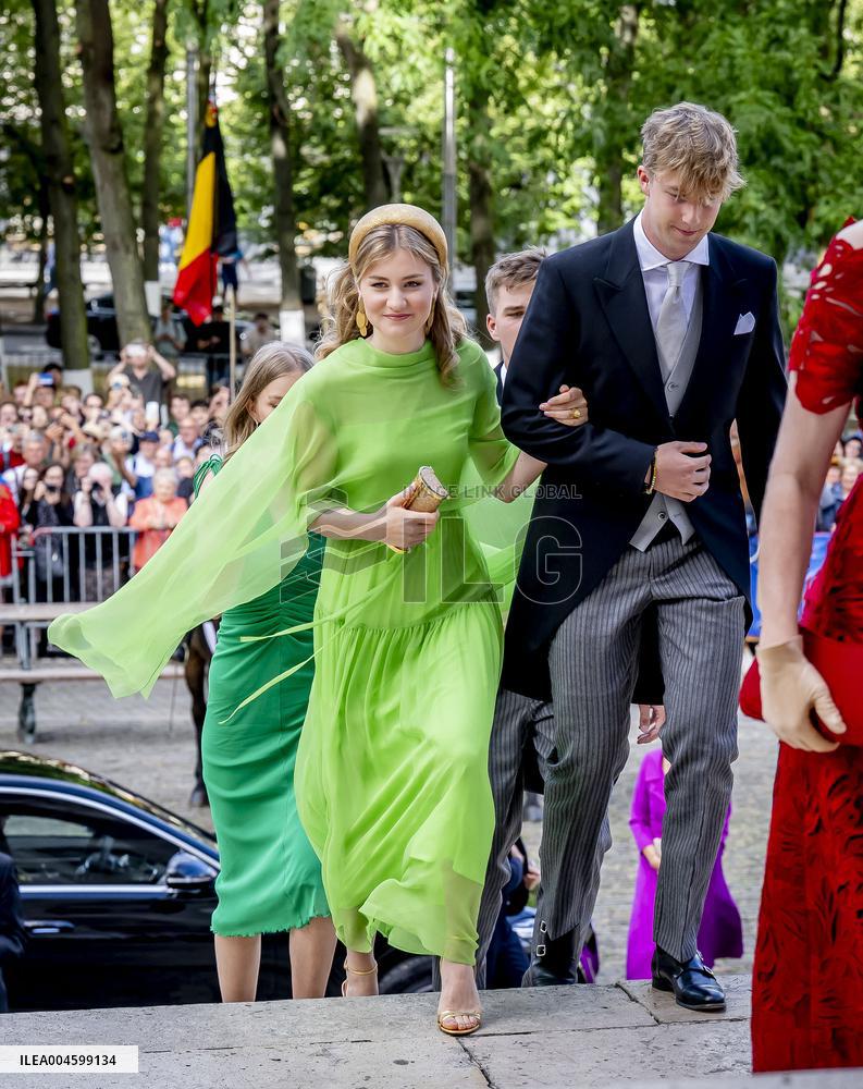 Belgian Royal Family Attends National Day Te Deum Mass - Brussels