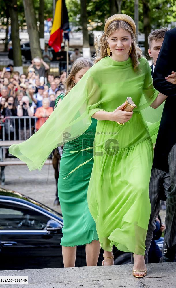 Belgian Royal Family Attends National Day Te Deum Mass - Brussels