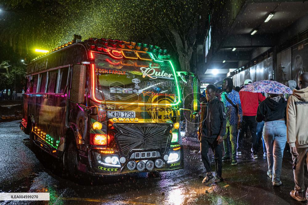 Matatus in Nairobi