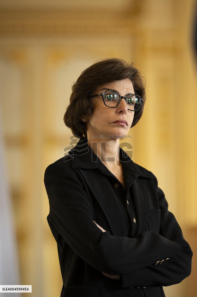 Rachida Dati At Signing Ceremony To Create Notre Dame Cathedral Digital Twin - Paris