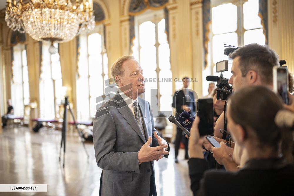 Rachida Dati At Signing Ceremony To Create Notre Dame Cathedral Digital Twin - Paris