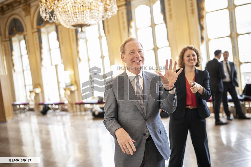 Rachida Dati At Signing Ceremony To Create Notre Dame Cathedral Digital Twin - Paris