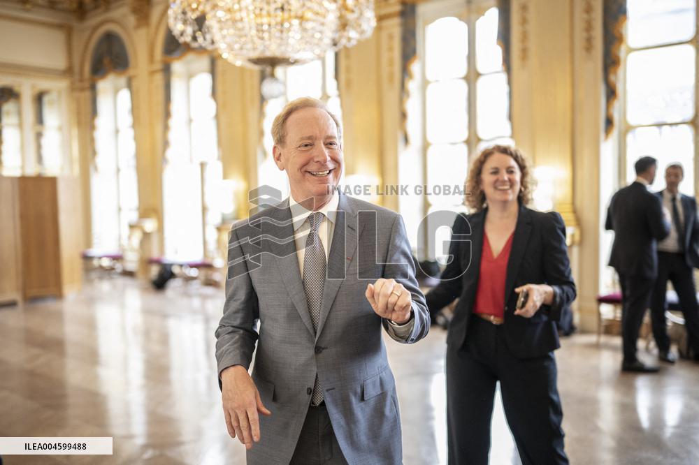 Rachida Dati At Signing Ceremony To Create Notre Dame Cathedral Digital Twin - Paris