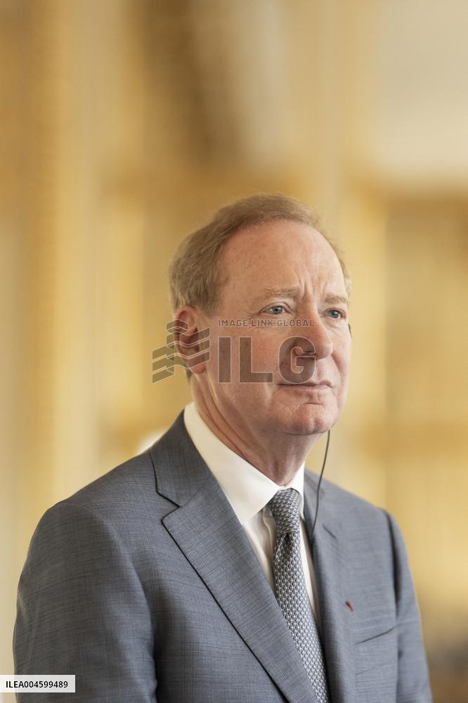 Rachida Dati At Signing Ceremony To Create Notre Dame Cathedral Digital Twin - Paris