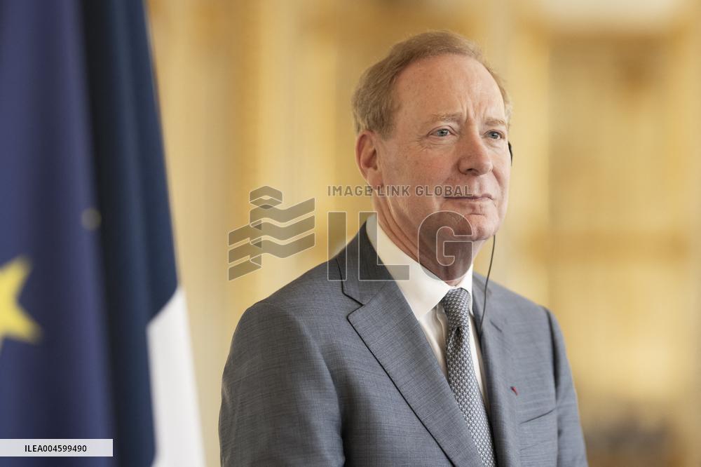 Rachida Dati At Signing Ceremony To Create Notre Dame Cathedral Digital Twin - Paris