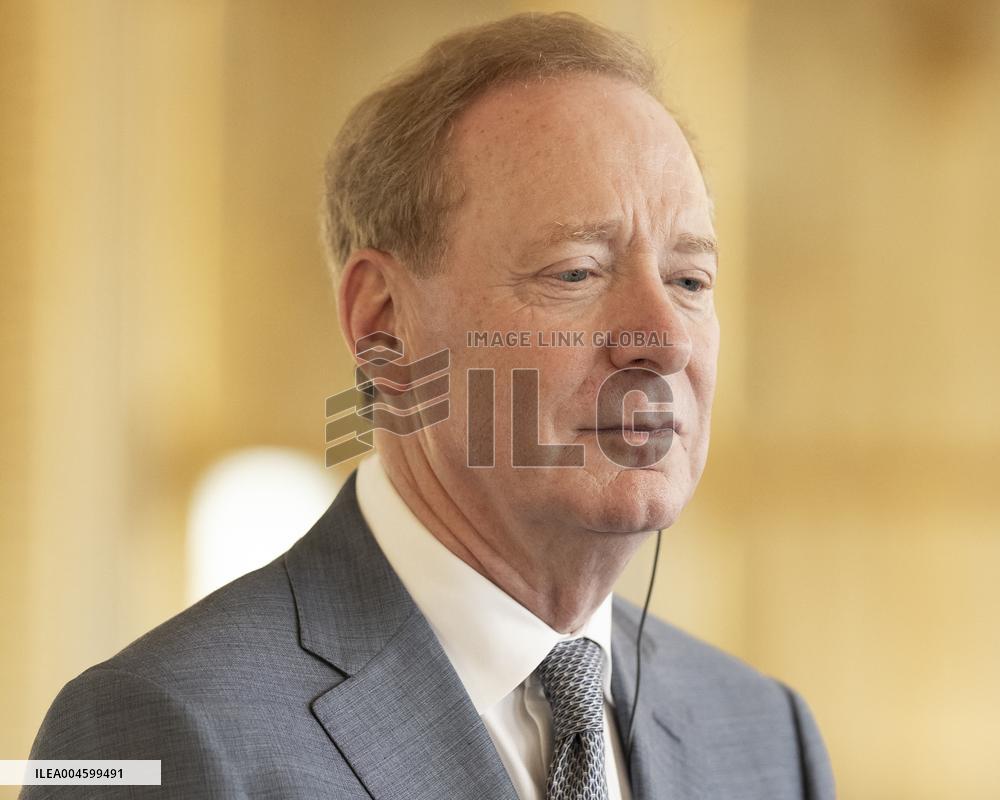 Rachida Dati At Signing Ceremony To Create Notre Dame Cathedral Digital Twin - Paris