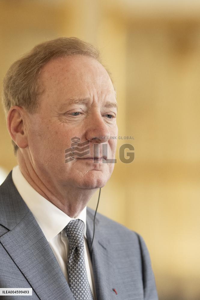 Rachida Dati At Signing Ceremony To Create Notre Dame Cathedral Digital Twin - Paris