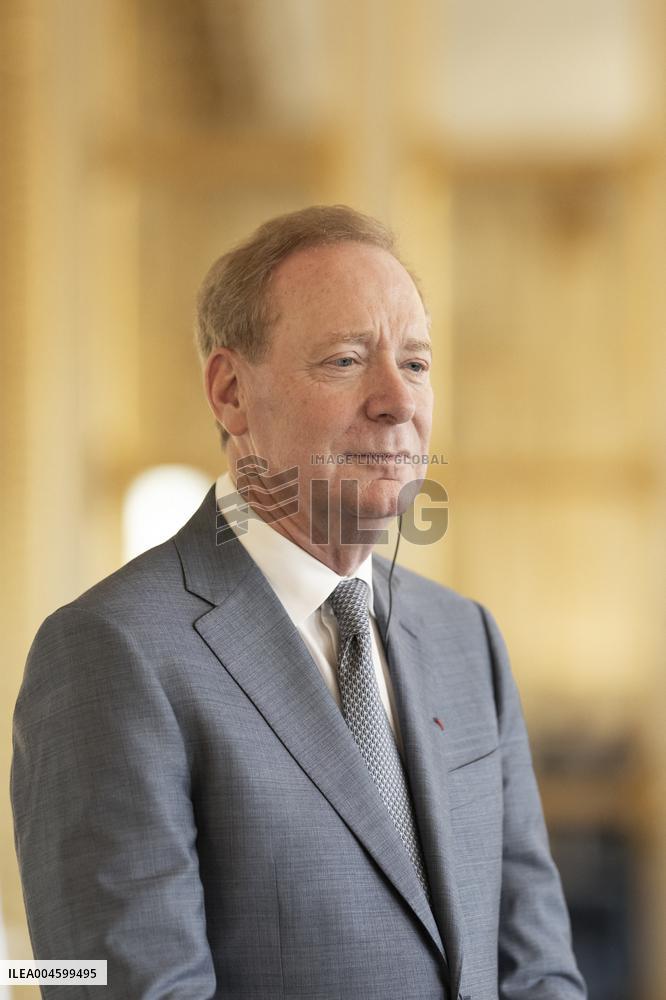 Rachida Dati At Signing Ceremony To Create Notre Dame Cathedral Digital Twin - Paris