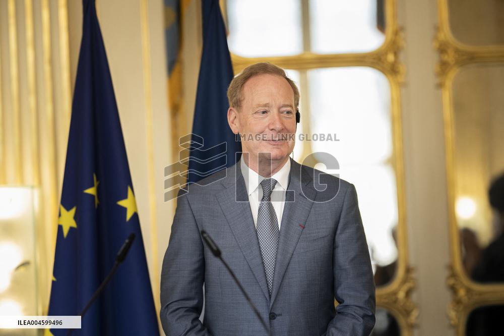Rachida Dati At Signing Ceremony To Create Notre Dame Cathedral Digital Twin - Paris