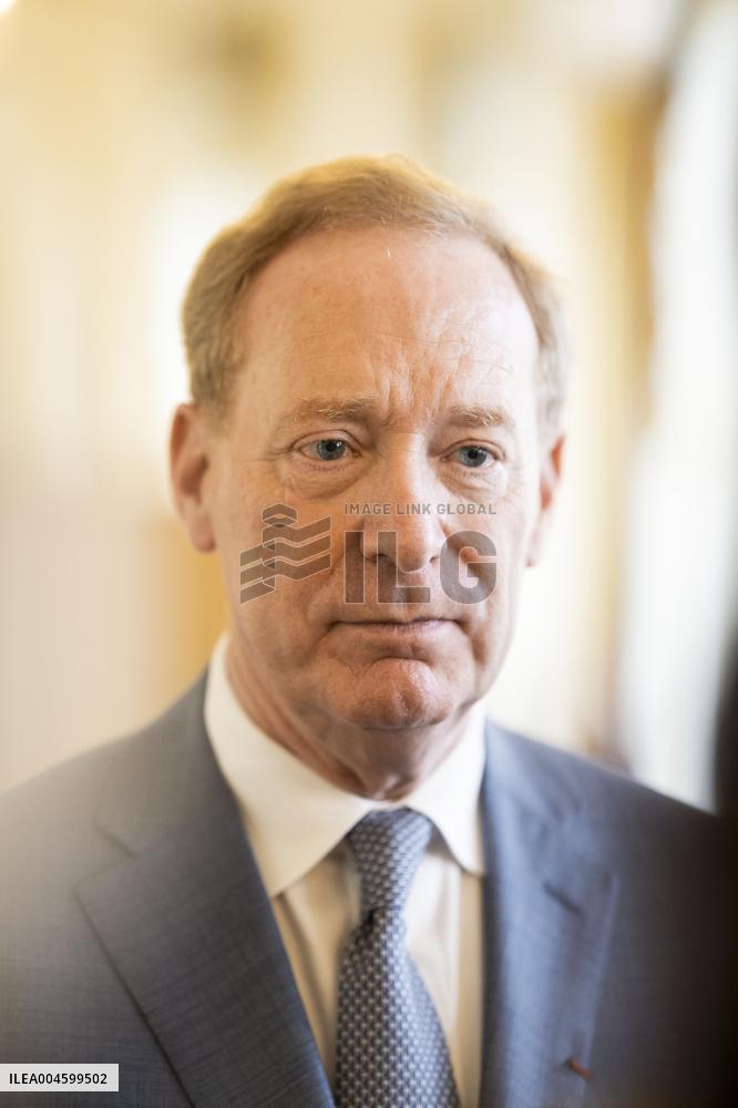 Rachida Dati At Signing Ceremony To Create Notre Dame Cathedral Digital Twin - Paris