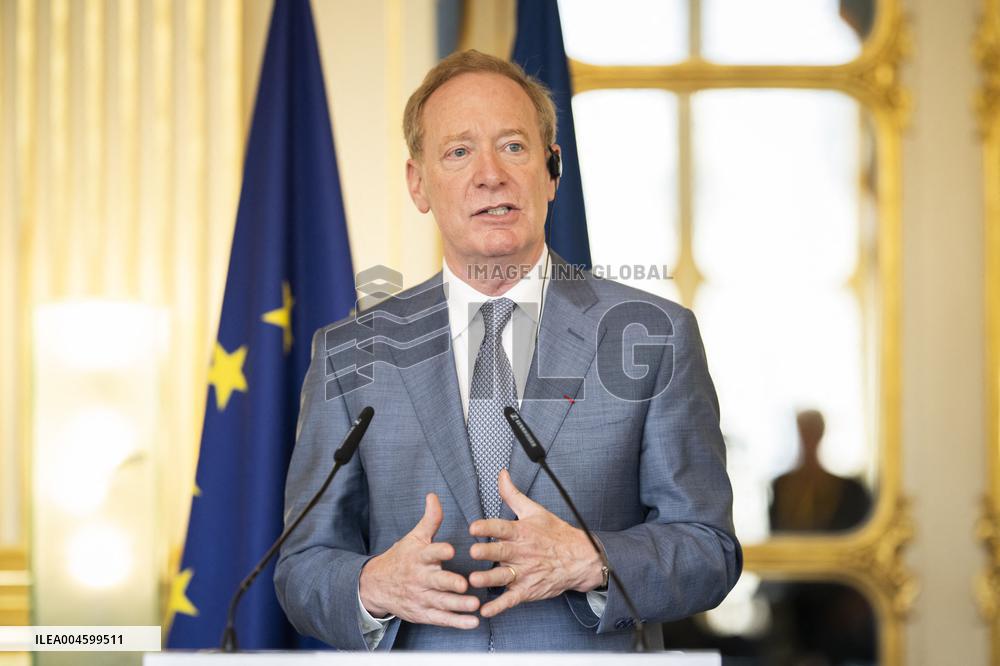 Rachida Dati At Signing Ceremony To Create Notre Dame Cathedral Digital Twin - Paris