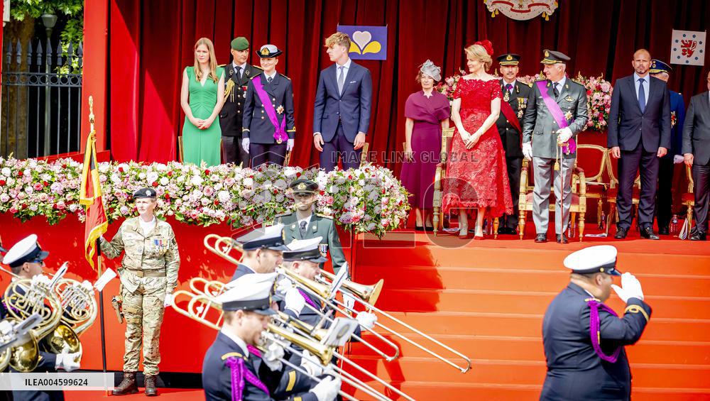Belgian Royals Attend National Day Parade in Brussels - Belgium