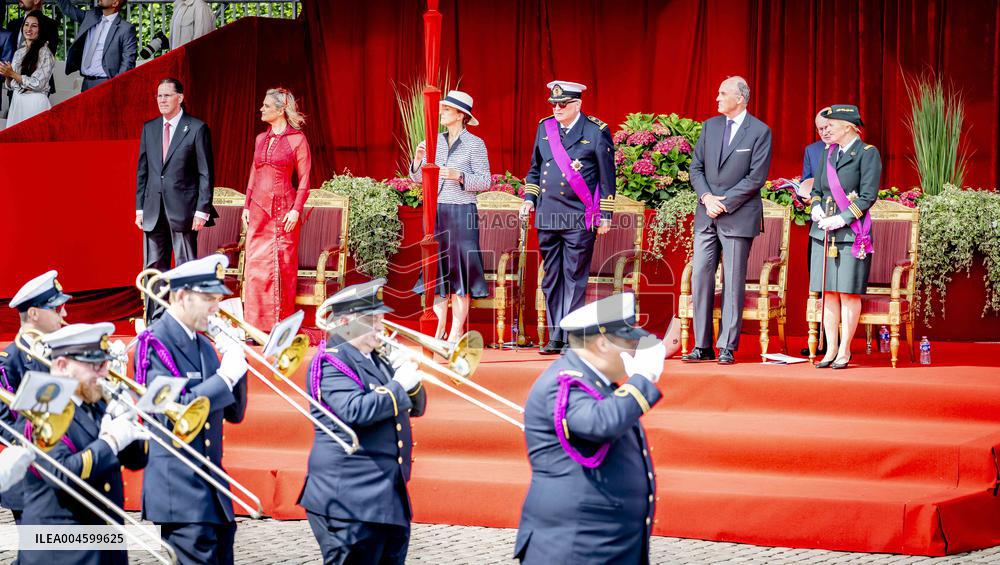 Belgian Royals Attend National Day Parade in Brussels - Belgium