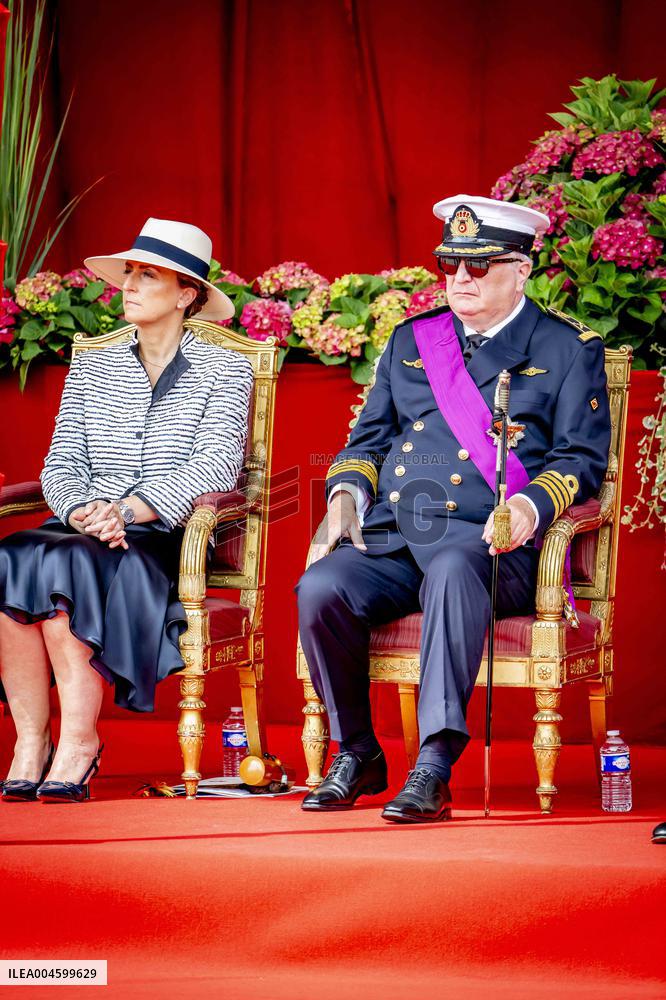 Belgian Royals Attend National Day Parade in Brussels - Belgium